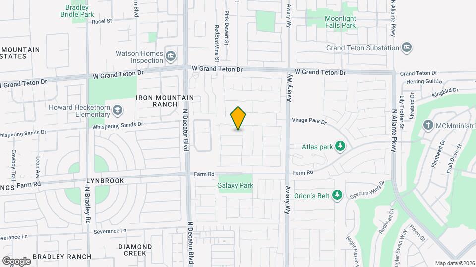 4508 Meteora Ledge Ave Map and Location Details