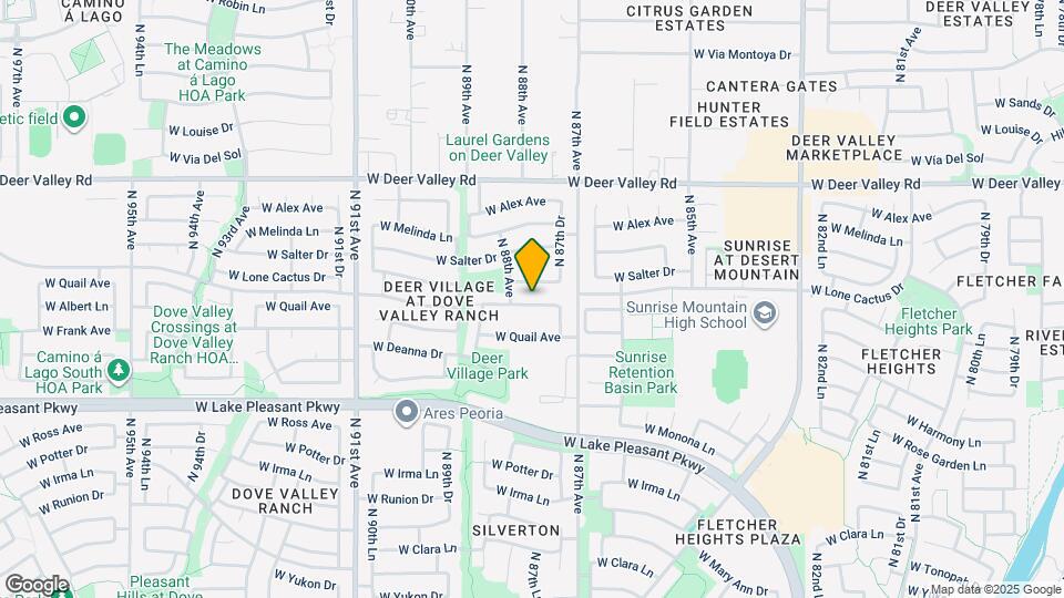 8760 W Adam Ave Map and Location Details