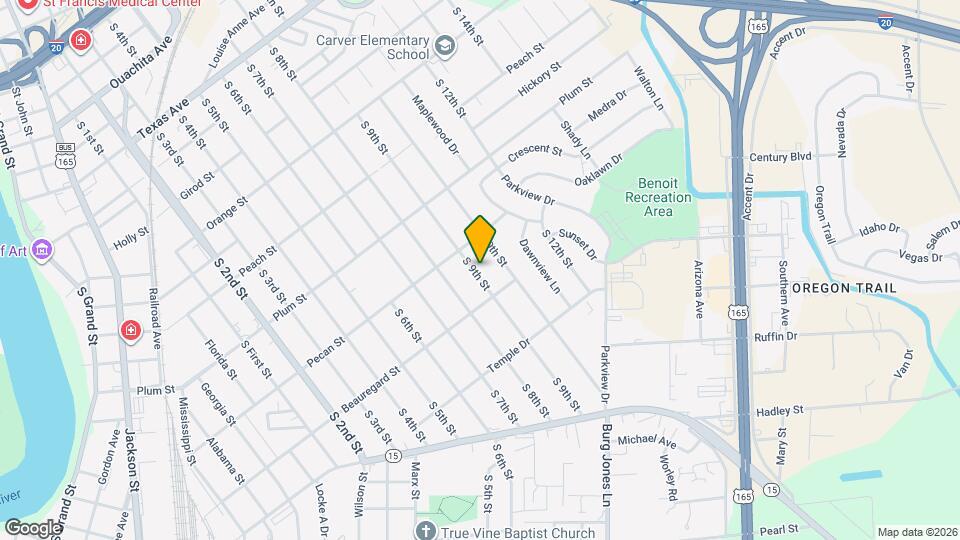 1411 S 9th St Map and Location Details