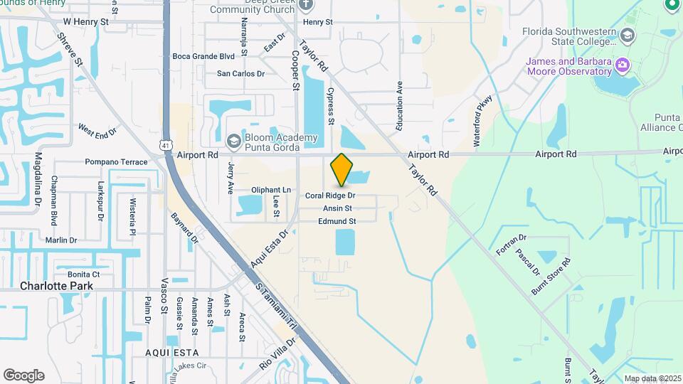 1110 Coral Ridge Dr Map and Location Details