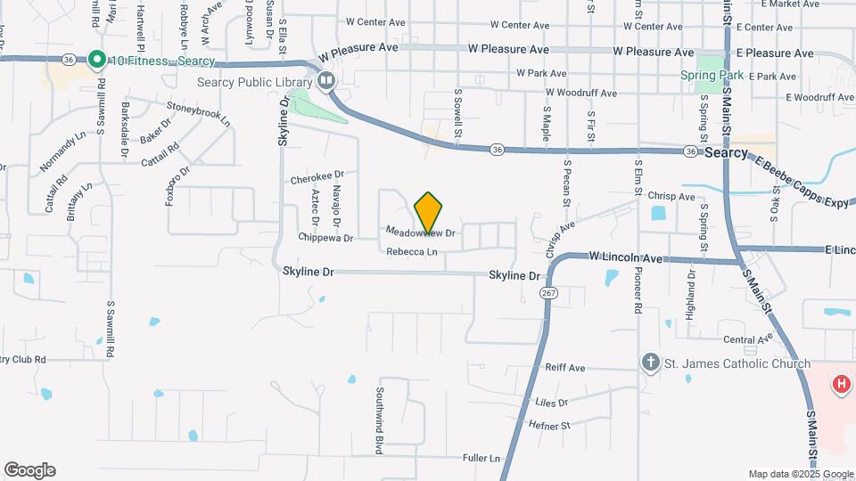 13 Meadowview Dr Map and Location Details