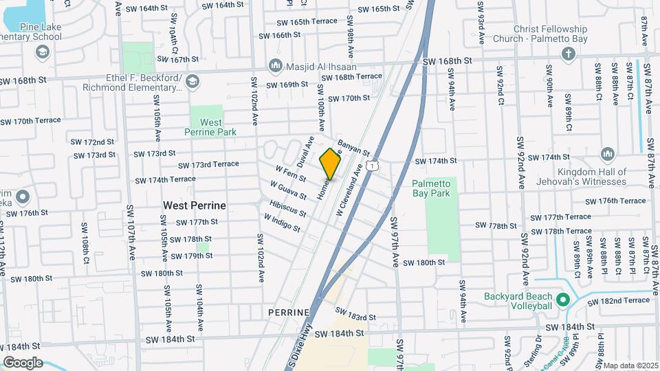 17325 Homestead Ave Map and Location Details