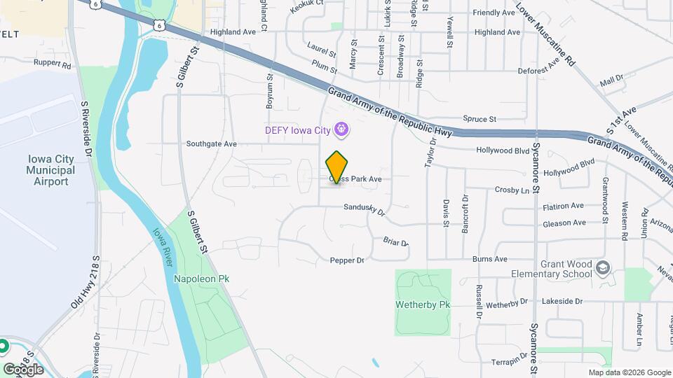 815 Cross Park Ave Mapa y Detalles de la Ubicación