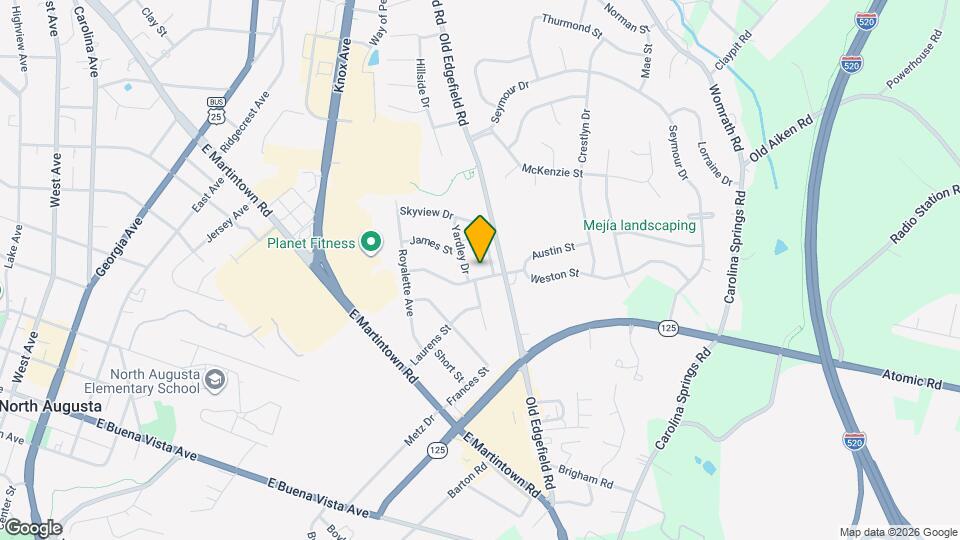 1026 Weston St Map and Location Details