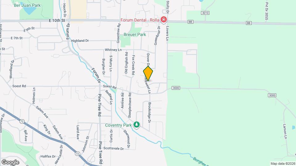 110 Bittersweet Ln Map and Location Details