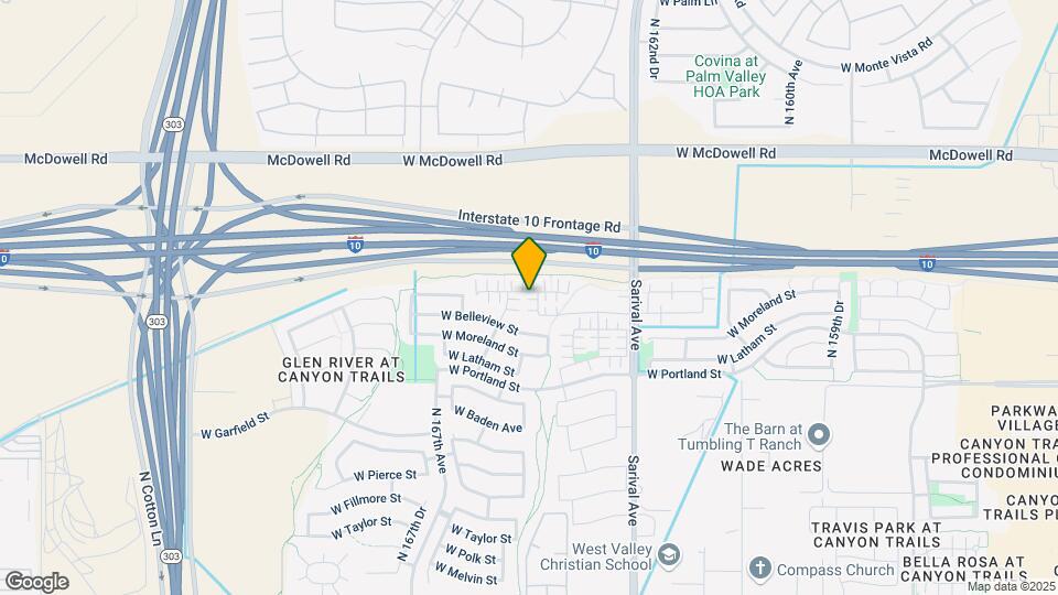 1290 N 165th Ave Mapa y Detalles de la Ubicación