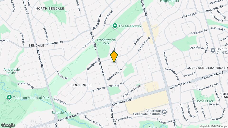 40 Calumet Crescent Map and Location Details