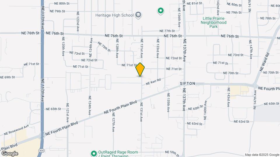 6910 NE 131st Ave Map and Location Details