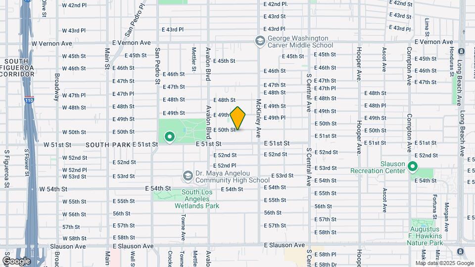 710 E 50th St Map and Location Details
