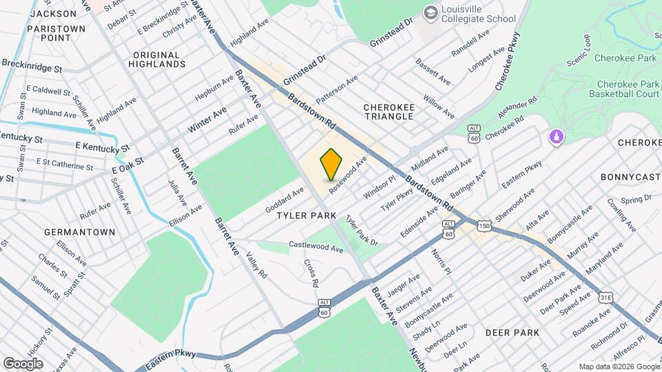 1623 Rosewood Ave Mapa y Detalles de la Ubicación