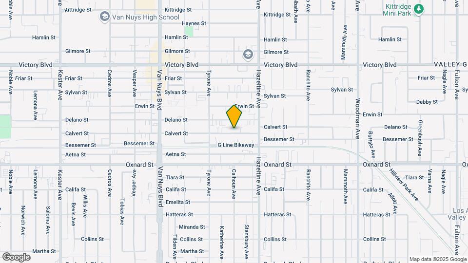 14169 Calvert St Map and Location Details