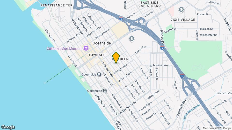 219 S Ditmar St Map and Location Details