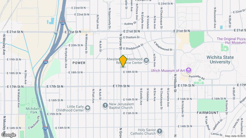 1912 N Grove St Map and Location Details