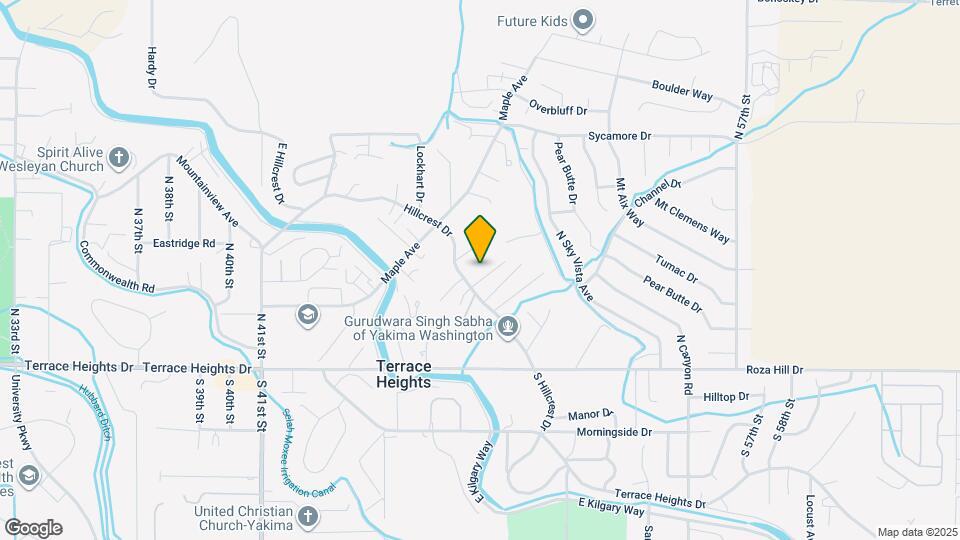 4801 Hillcrest Dr Map and Location Details