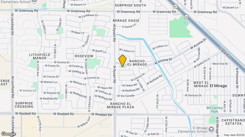13030 W Evans Dr Mapa y Detalles de la Ubicación