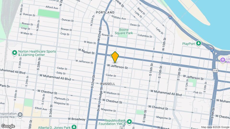 1929 W Jefferson St Map and Location Details