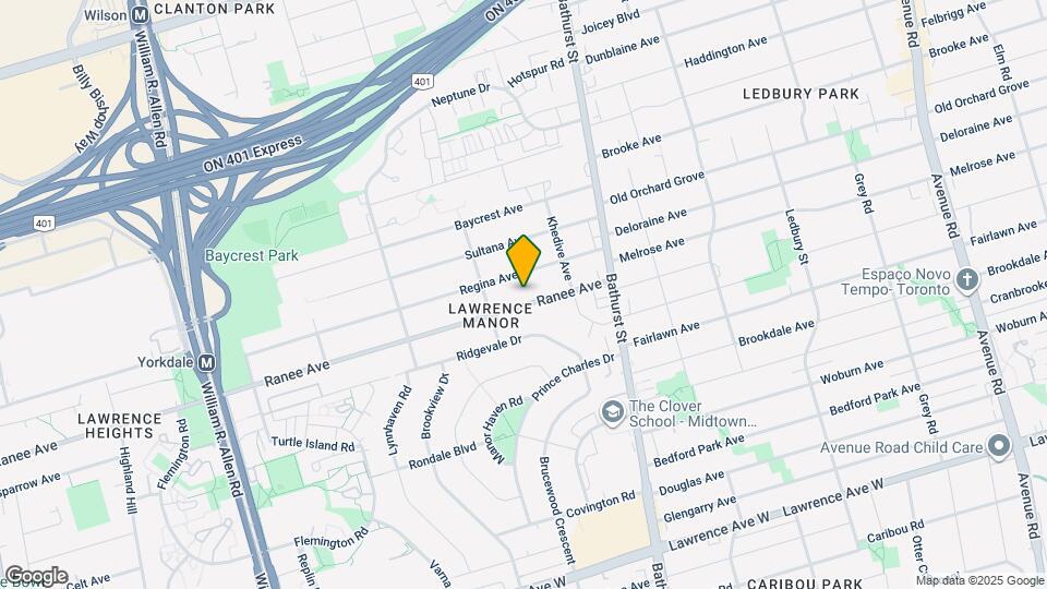 58 Ranee Ave Map and Location Details