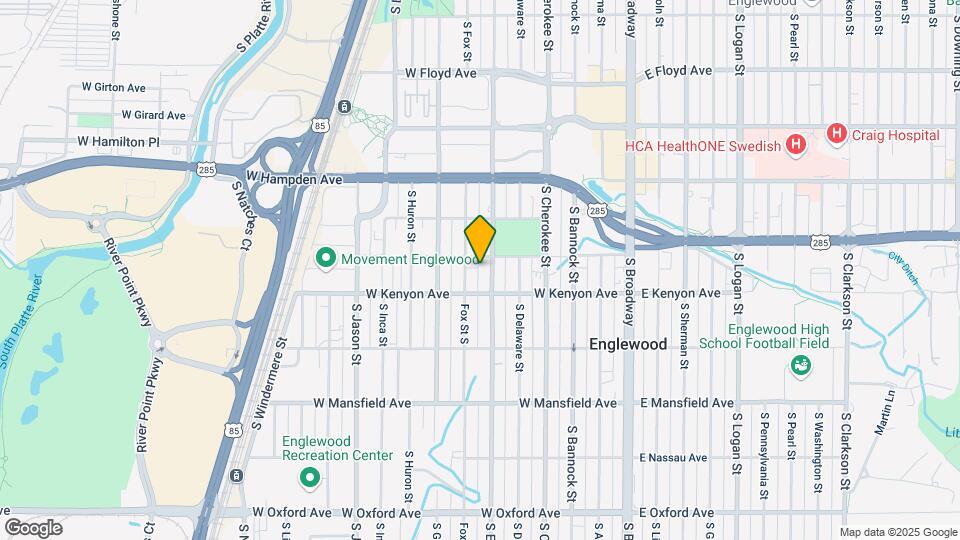3625 S Elati St Map and Location Details