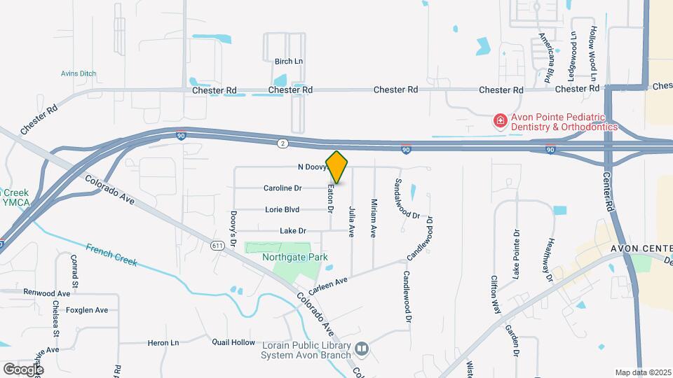 1861 Eaton Dr Map and Location Details