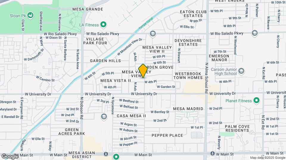460 N Longmore Map and Location Details
