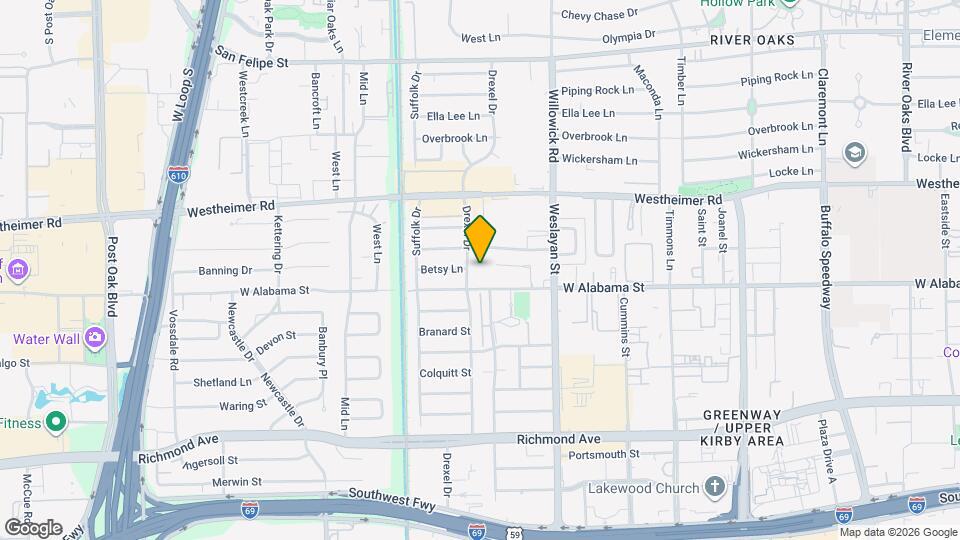 3960 W Alabama St Map and Location Details