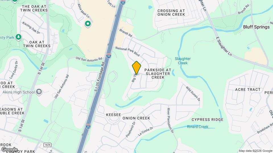 10313 Big Thicket Dr Map and Location Details