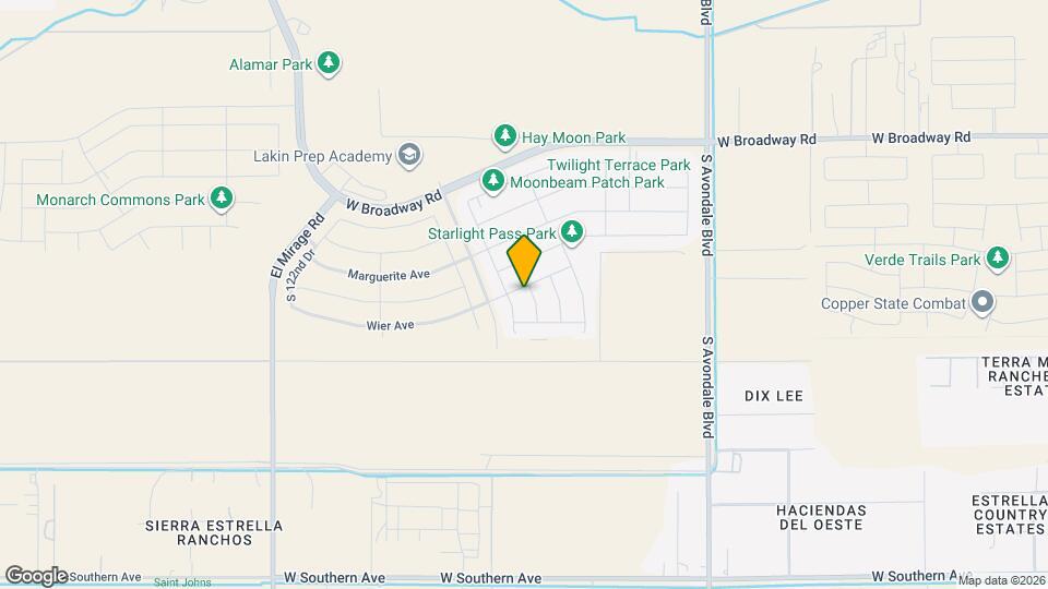 4806 S 118th Ave Map and Location Details