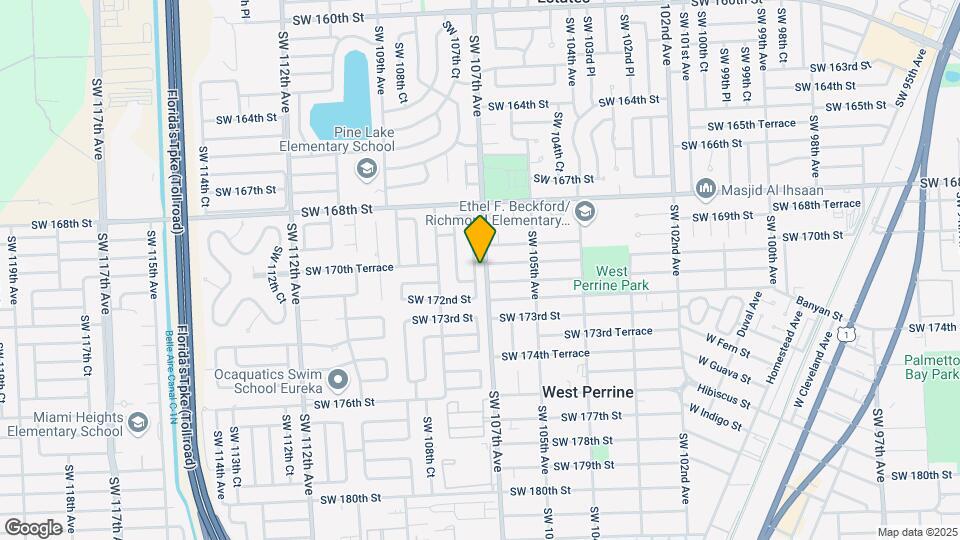 17035 SW 107th Ct Map and Location Details