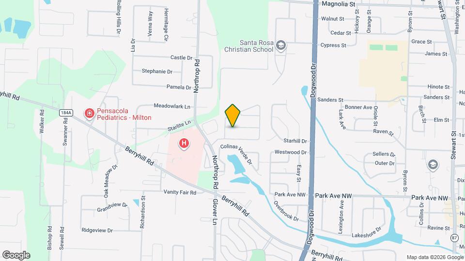 5555 Hannah Street Map and Location Details