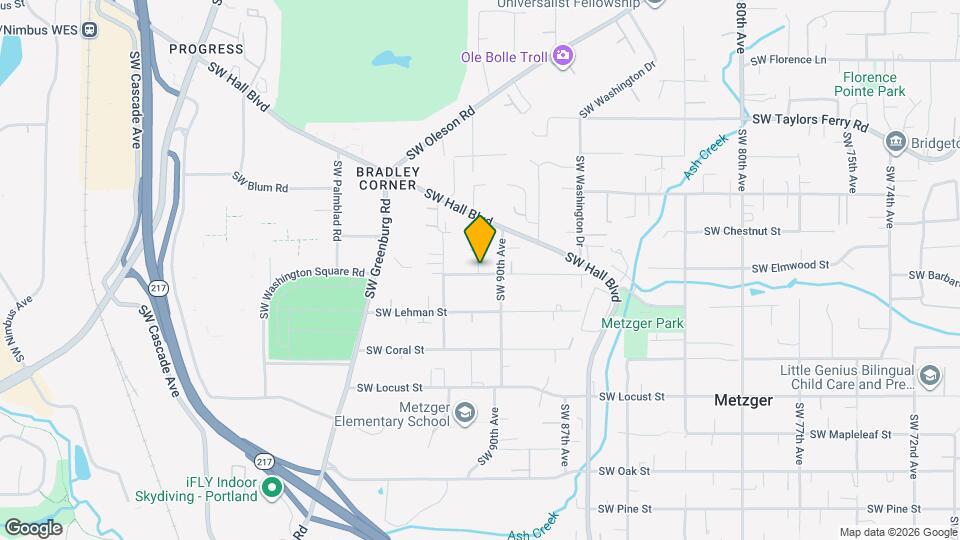 9596 SW 91st Ave Map and Location Details