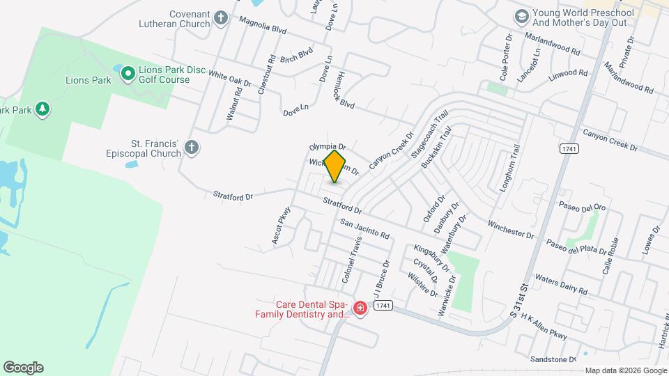 2723 Canyon Oaks Ct Map and Location Details