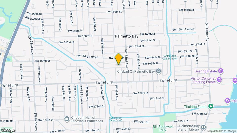 8261 SW 165th Terrace Map and Location Details
