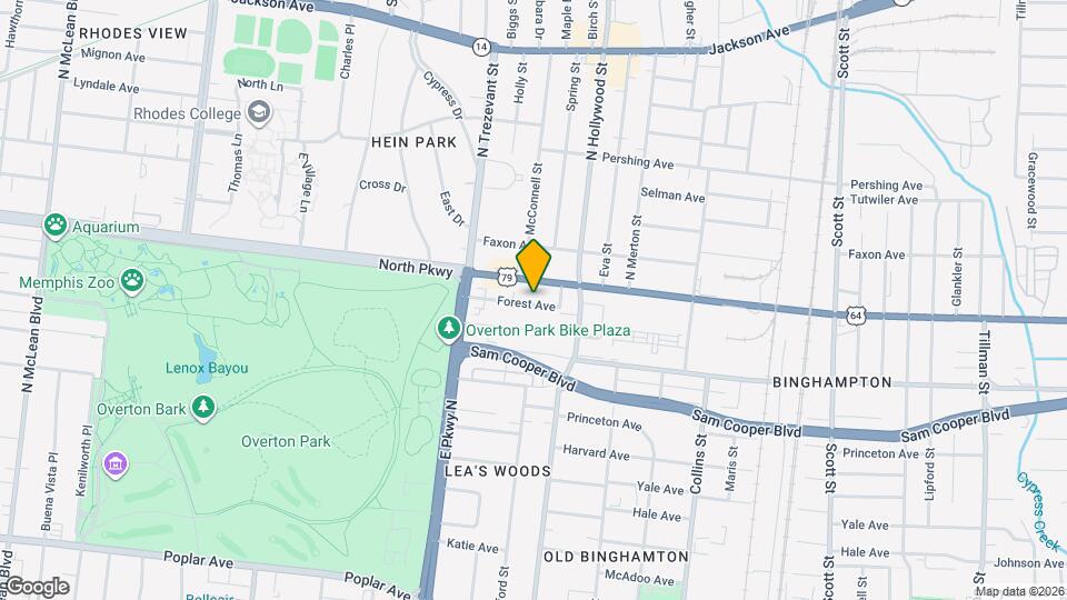 2412 Forest Ave Map and Location Details