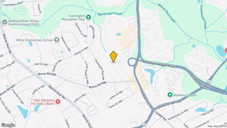 679 Burnt Creek Dr NW Mapa y Detalles de la Ubicación