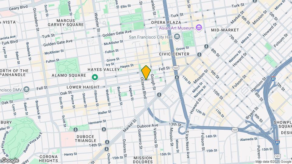 265 Oak St Map and Location Details
