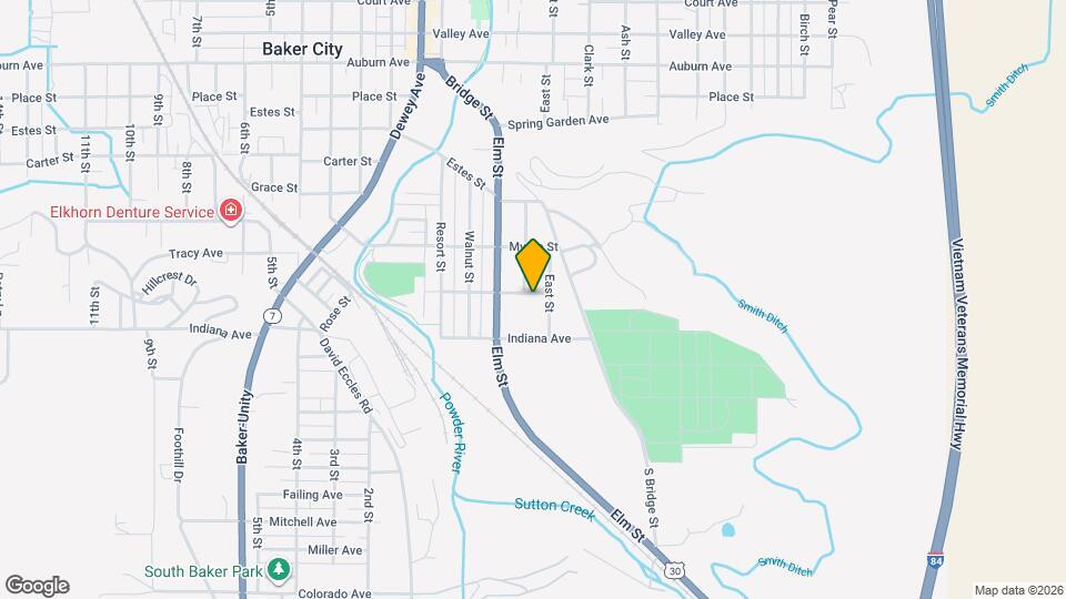 1445 Cliff St Map and Location Details