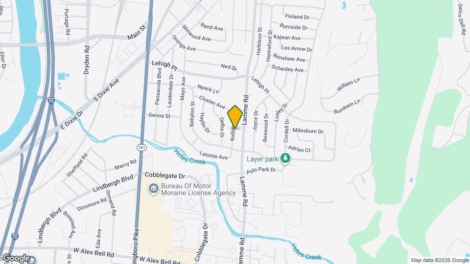 4760 Rolling St Map and Location Details