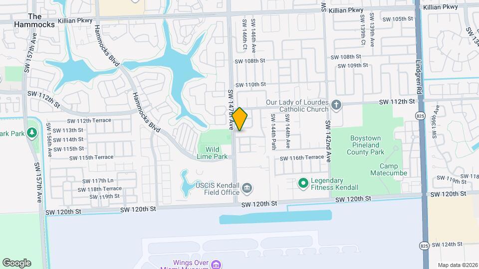 14671 SW 114th Terrace Map and Location Details
