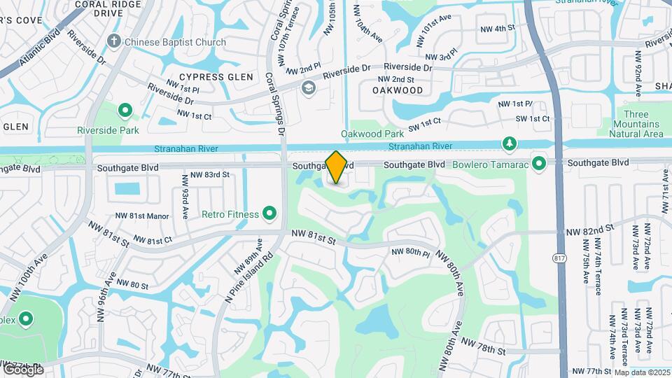 8632 S Southgate Shores Cir Map and Location Details