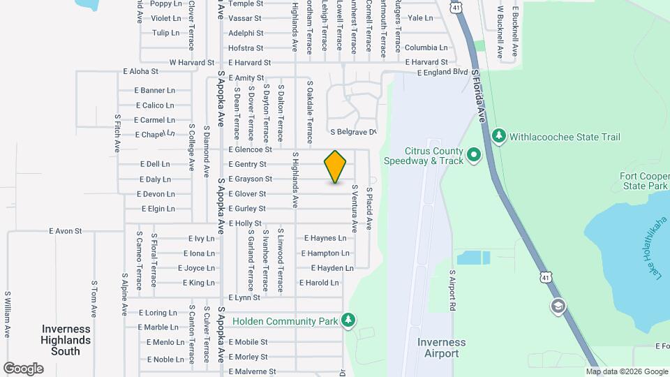 6701 E Glover St Map and Location Details