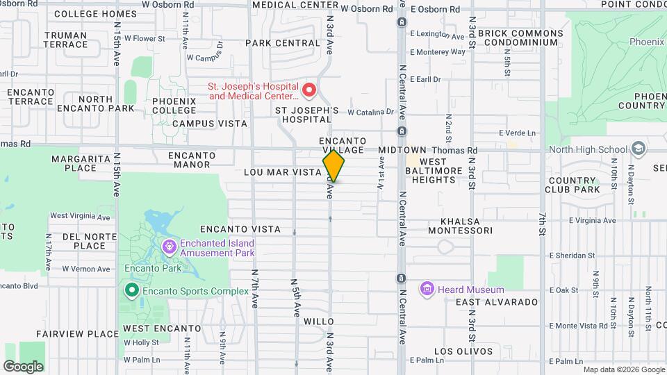 107 W Windsor Ave Map and Location Details