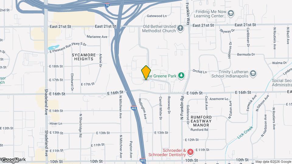 1647 Justin Ave Map and Location Details