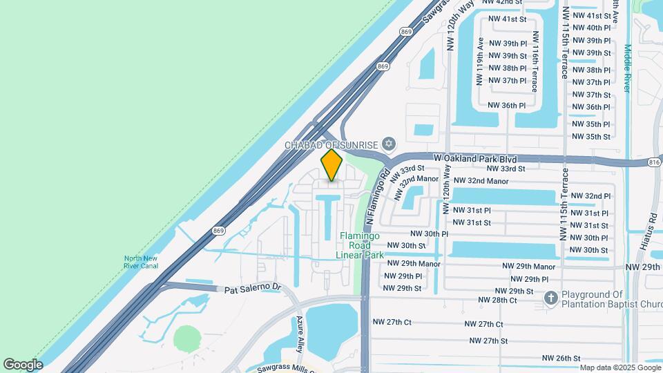 12541 NW 32nd Manor Map and Location Details