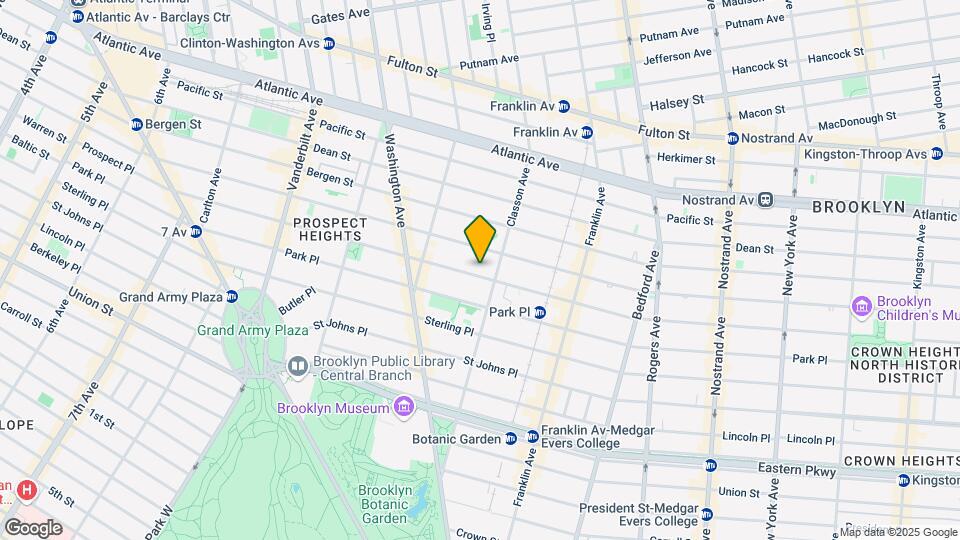 481 Prospect Pl Map and Location Details