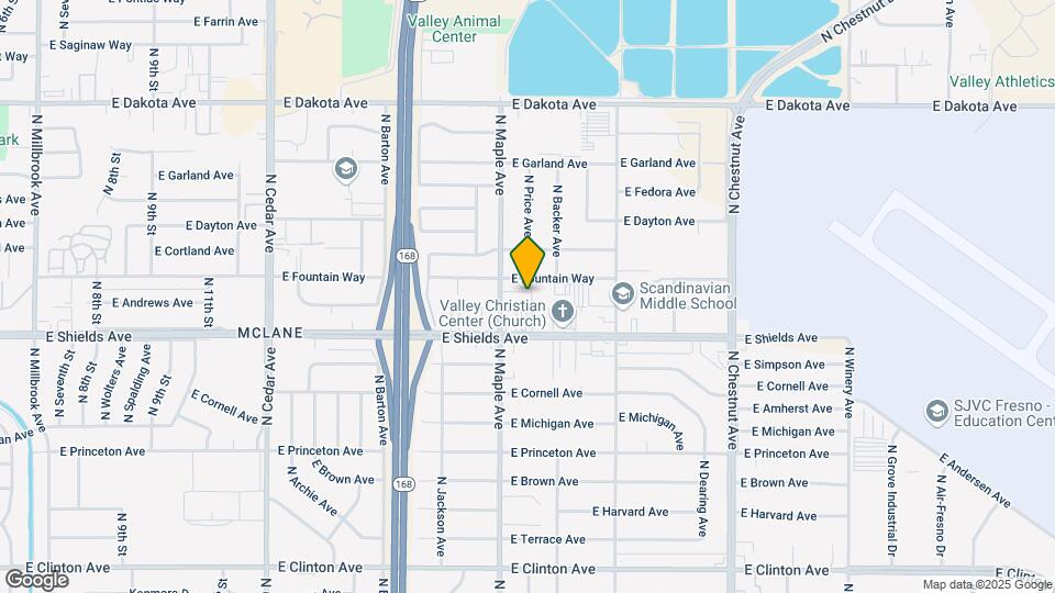 4621-4641 E Andrews Ave Map and Location Details