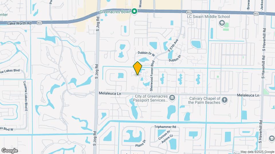 4307 Oak Terrace Dr, Unit 4307 Mapa y Detalles de la Ubicación