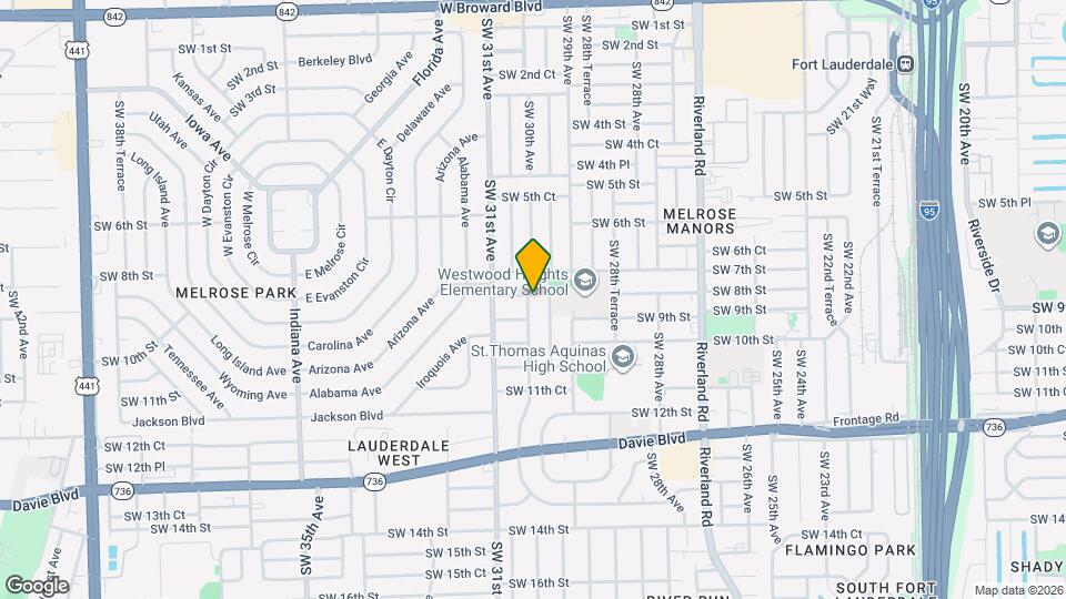 800 SW 8th St Map and Location Details