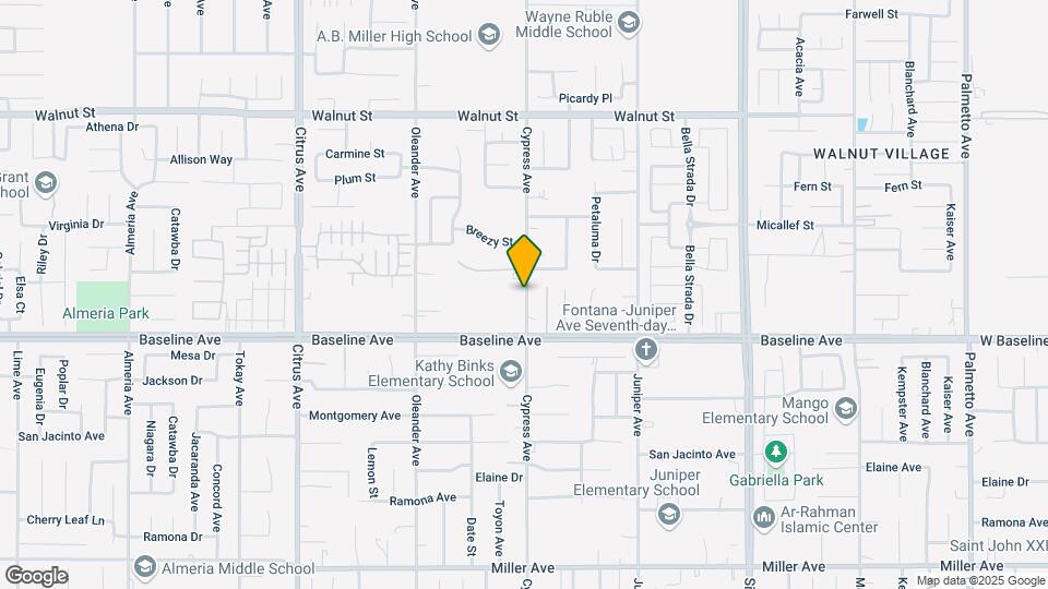7214 Cypress Ave Map and Location Details