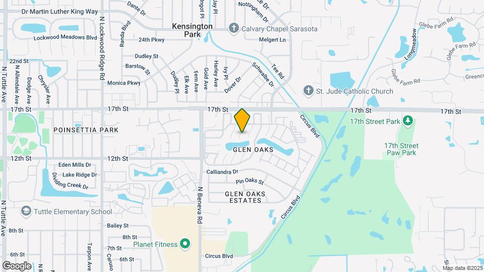 3900 Glen Oaks Manor Dr Map and Location Details