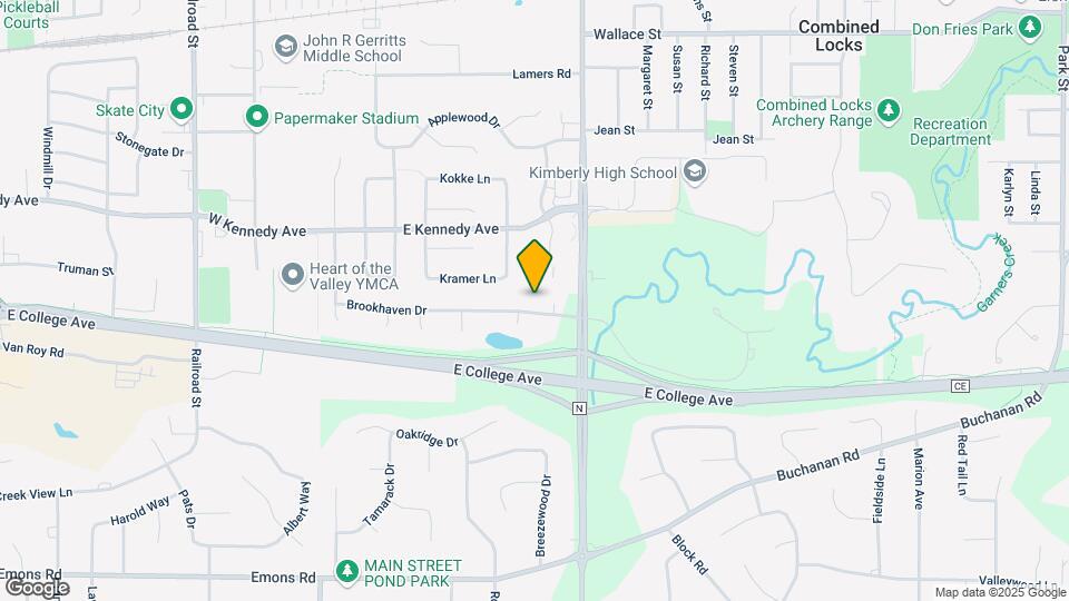 W2736 Brookhaven Dr, Unit W2736 Map and Location Details